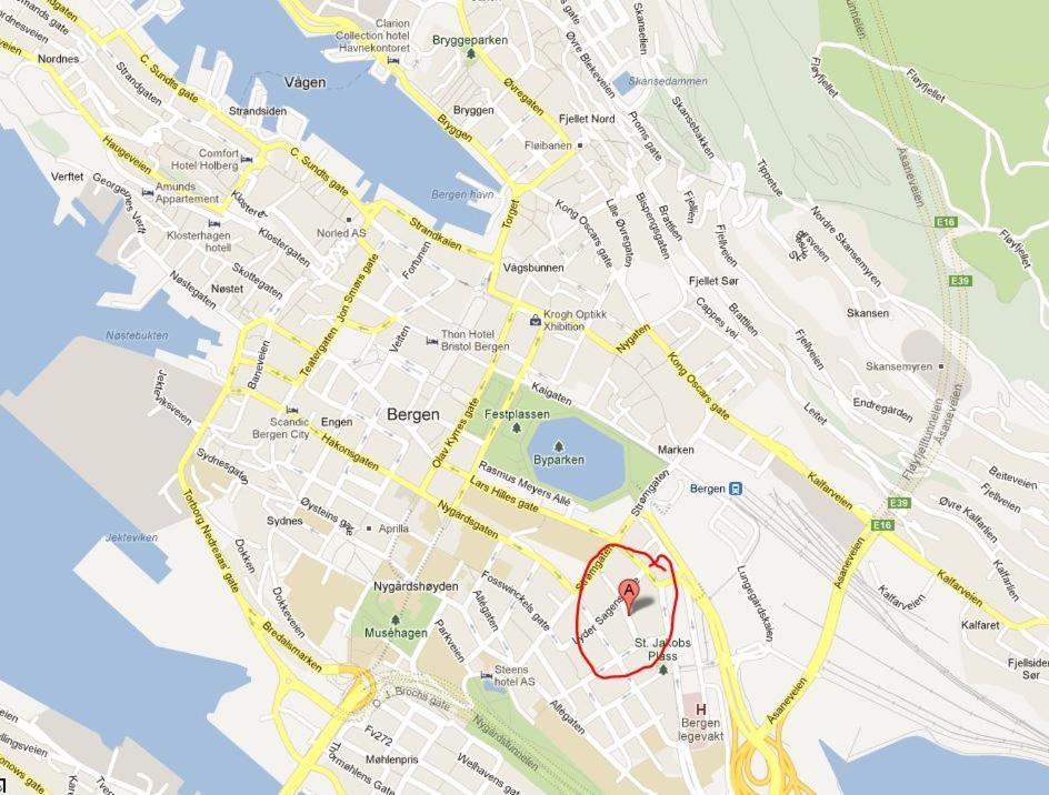80 Square Metre Flat In The Heart Of Bergen - 2 Big Bedrooms エクステリア 写真